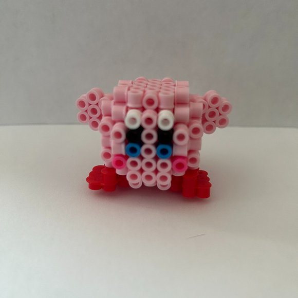 Small Kirby Hama Beads 3d Perler Bead Patterns 3d Melty Beads Hand